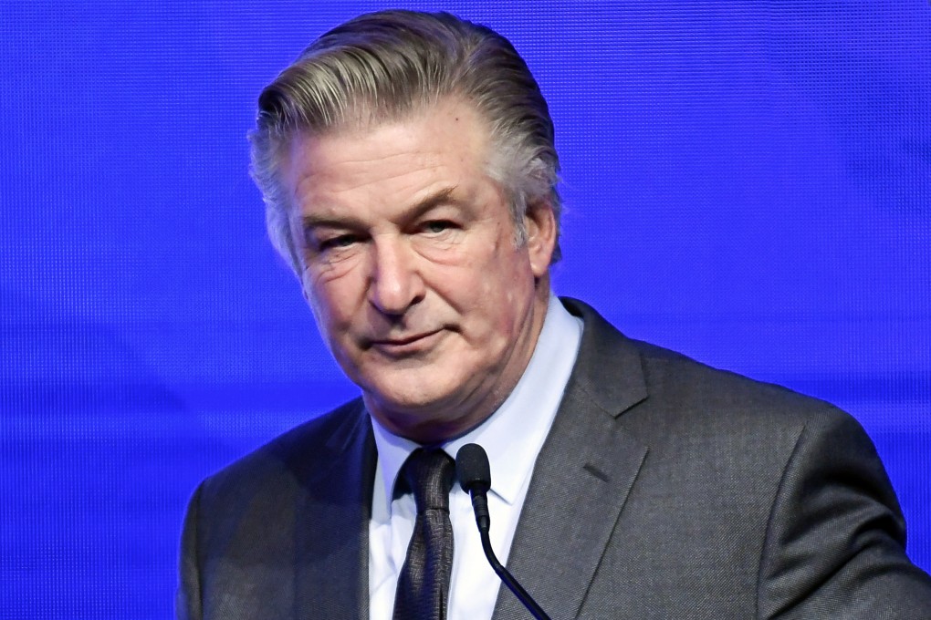 US actor Alec Baldwin emcees an event in New York in December 2021. Photo: AP