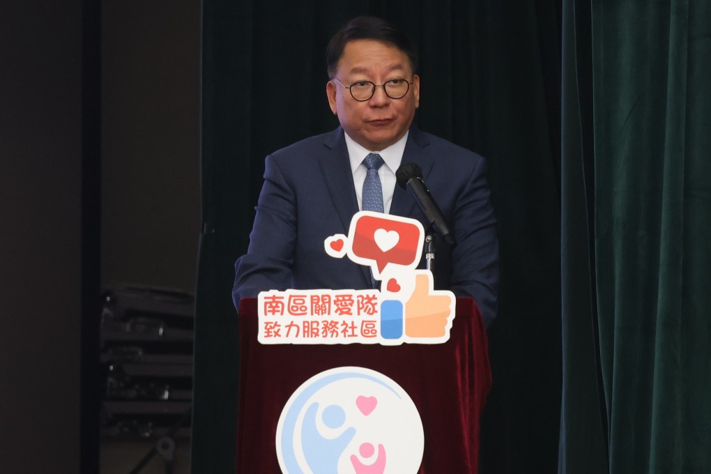 Chief Secretary Eric Chan Kwok-ki chairs a new high-level working group on patriotic education. Photo: SCMP/Yik Yeung-man.