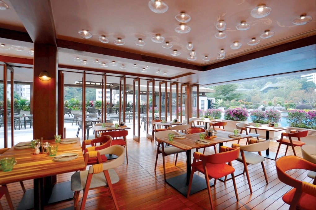 The laid-back interior of the Fish Bar Interior at JW Marriott Hotel Hong Kong. Photo: Handout