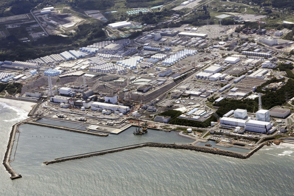An aerial view of the Fukushima Daiichi nuclear power plant, situated in coastal towns of both Okuma and Futaba, northeastern Japan, in August 2023. Photo: Kyodo News via AP