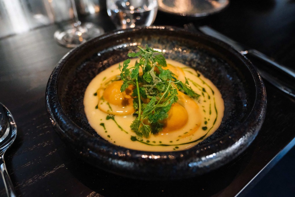 Food prepared with protein made from air and electricity at Solar Foods’ headquarters in Finland. If approved as food, the sustainable powder, called solein, could help put an end to livestock farming and reduce climate change. Photo: AFP