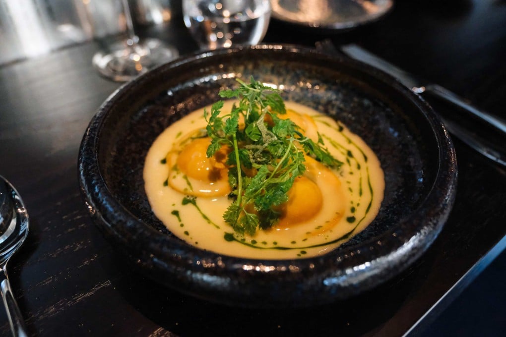 Food prepared with protein made from air and electricity at Solar Foods’ headquarters in Finland. If approved as food, the sustainable powder, called solein, could help put an end to livestock farming and reduce climate change. Photo: AFP