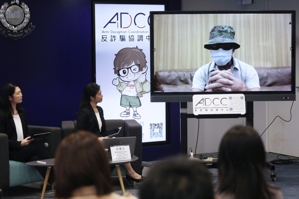 A 69-year-old man who lost HK$440,000 after he fell from a bogus online customer service scam talks about his ordeal. Photo Xiaomei Chen