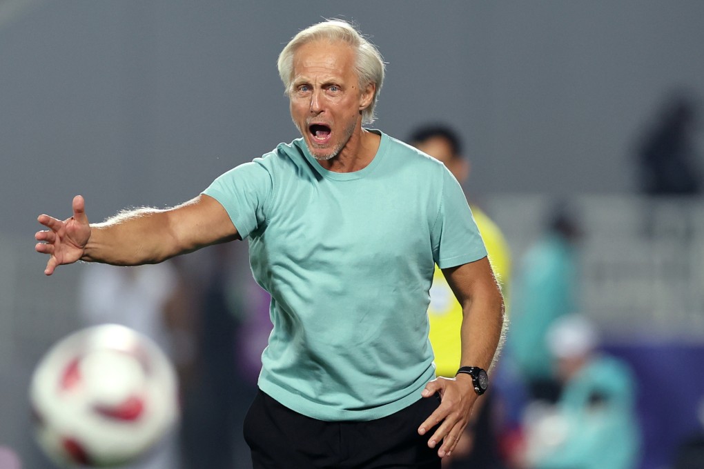 Hong Kong head coach Jorn Andersen’s missed his side’s training session Tuesday, amid speculation over his future. Photo: Xinhua