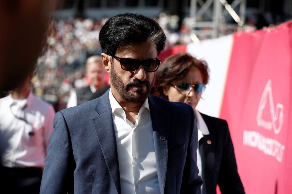 FIA president Mohammed Ben Sulayem arrives for qualifying at the Monaco Grand Prix. Photo: Reuters