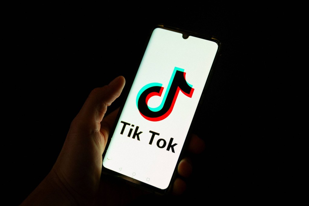 The TikTok app is seen on a phone. Philippine regulators say outlawing the app would be a last resort. Photo: AFP