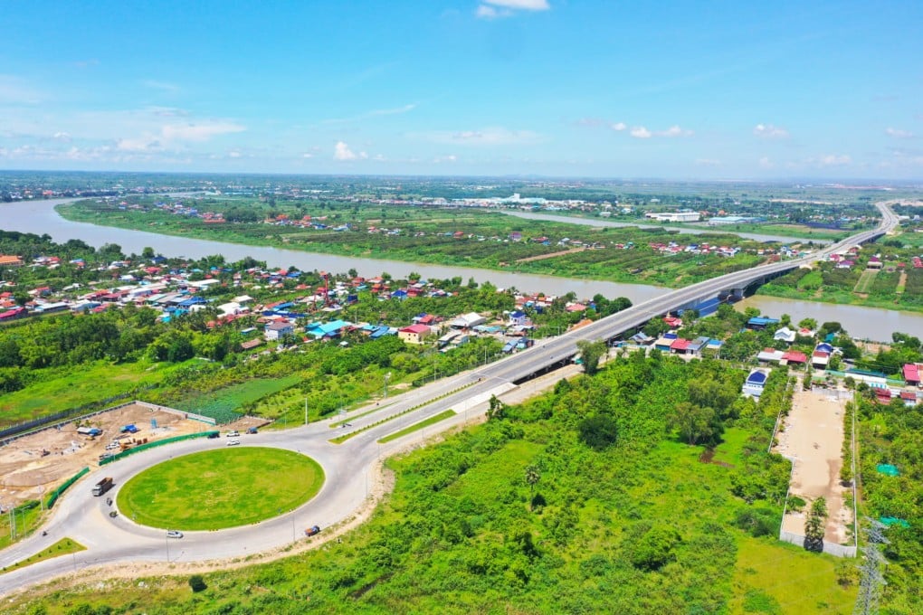 Xi Jinping Boulevard is a major ring road in the Cambodian capital that was built and financed by China. Photo: Facebook/Chinese embassy in Cambodia