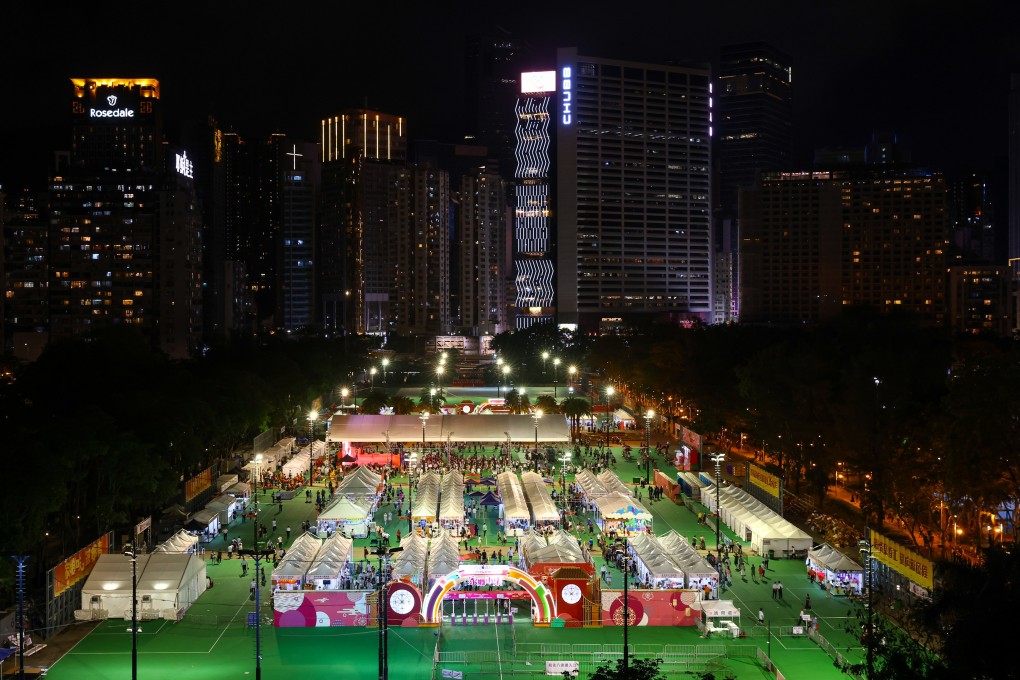 Victoria Park on June 4  in 2022. Every year on June 4, the park hosted a gathering commemorating the victims of the Tiananmen Square crackdown, but the event has been banned in recent years. Photo: Dickson Lee