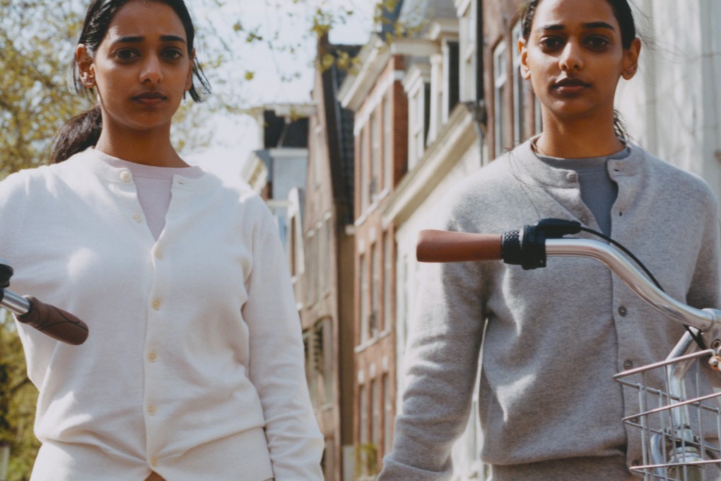 A look from an Extreme Cashmere advertising campaign. The label’s clothes are anything but beige or cookie-cutter – and it is giving new life to the classic, luxurious knit. Founded in Hong Kong and based in Amsterdam, its cashmere is made in China. Photo: Extreme Cashmere