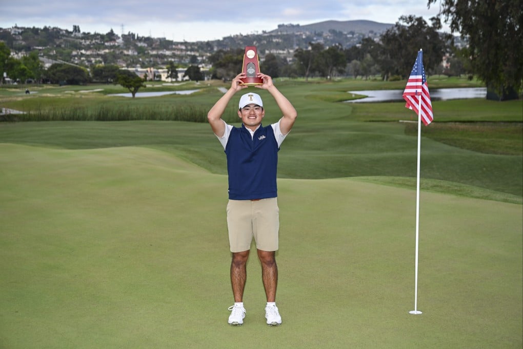 Hiroshi Tai withstood a late triple-bogey in the final round for a one-stroke victory at the Omni La Costa Resort & Spa in Carlsbad, California. Photo: Getty Images