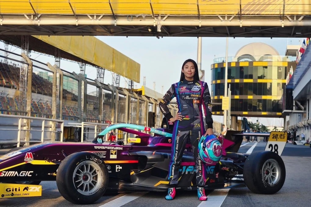 Vivian Siu at the 2023 Macau Grand Prix, where she became the first woman driver to finish the event in Formula 4. Photo: Vivian Siu