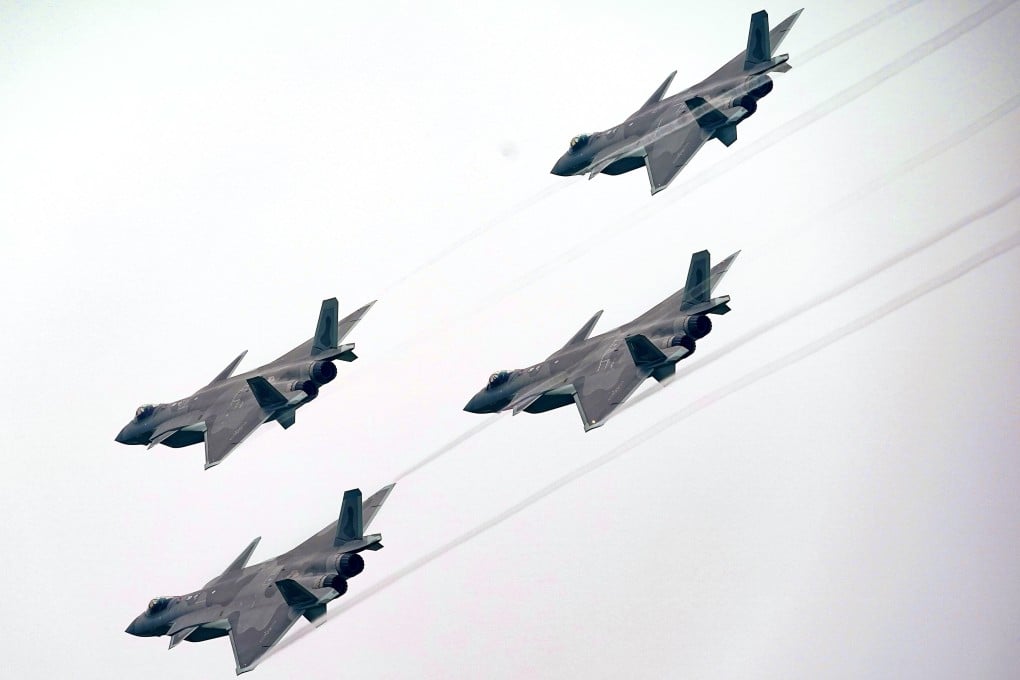 New technology in jet engine development – used to power military aircraft such as the J-20 stealth fighter, pictured – could see China zoom ahead of the US in the area. Photo: Xinhua