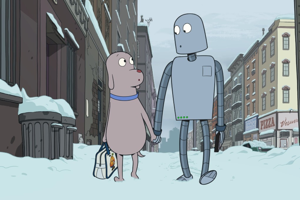 A still from Robot Dreams (category: I), directed by Pablo Berger.