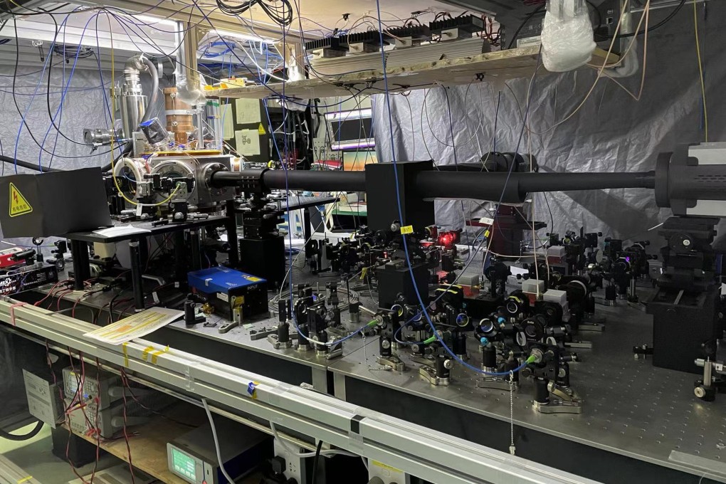 The experimental quantum engine developed by researchers in China, who said they have verified that the entanglement phenomenon can be used as a form of fuel. Photo: Handout