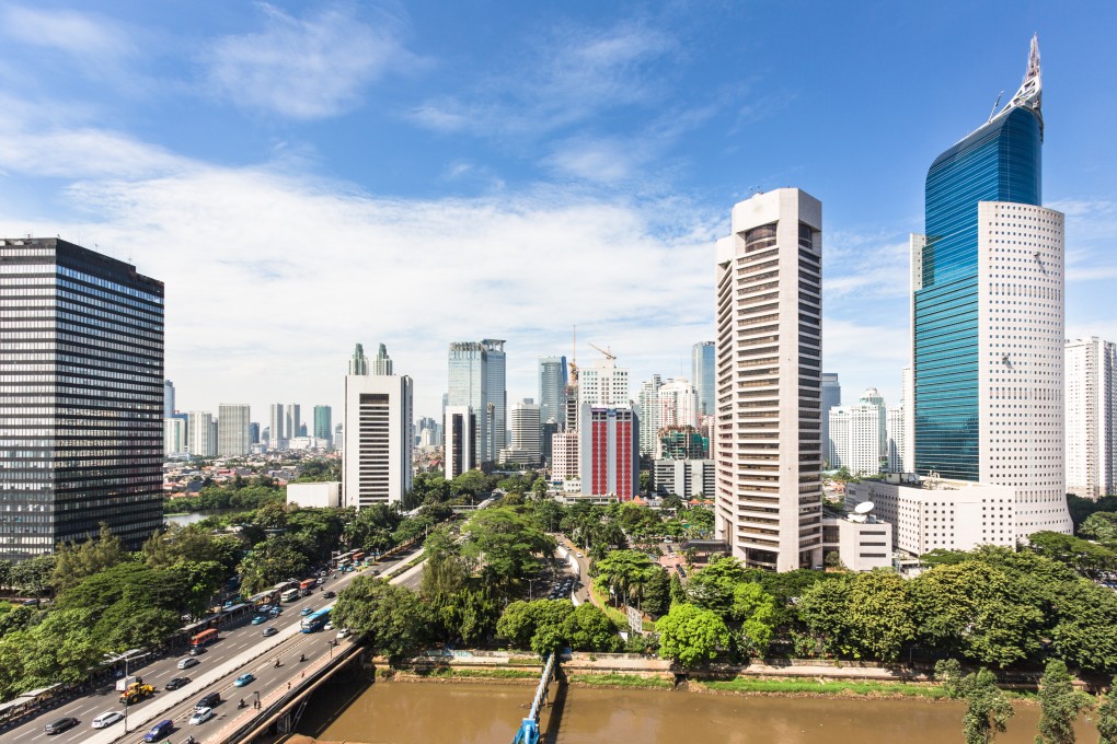 The business district of Jakarta, Indonesia, along Jalan Sudirman, one of the city’s main avenues. Photo: Shutterstock
