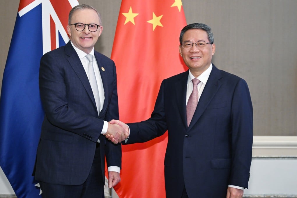 Premier Li Qiang with Australian Prime Minister Anthony Albanese in September. Photo: Xinhau