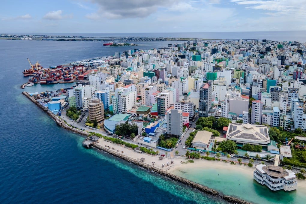 Male, capital of the Maldives. Indian considers the archipelago nation, which is situated along key shipping routes, part of its sphere of influence. Photo: Getty