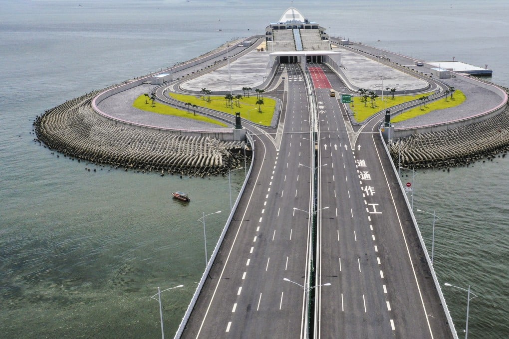 A government department was forced to spend an extra HK$58 million to review reports and reconduct testing at 221 locations on the mega bridge and on 1,355 concrete samples. Photo: Martin Chan