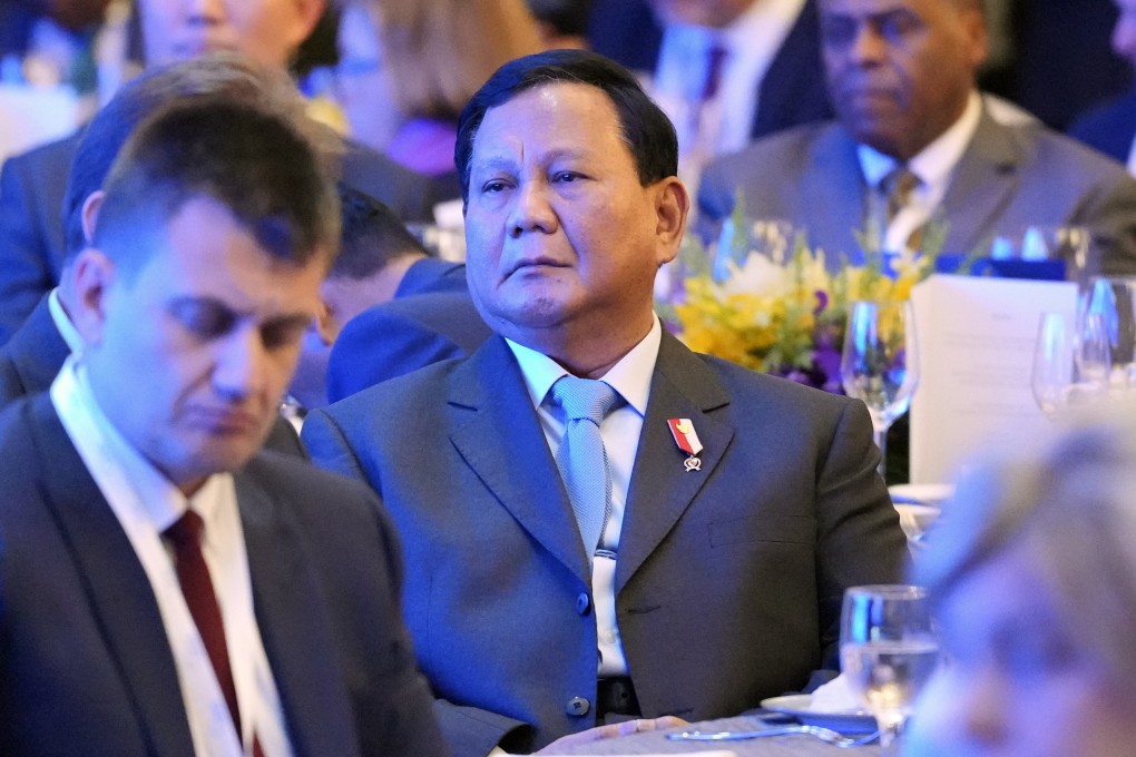 Indonesia’s president-elect Prabowo Subianto attends the opening ceremony for the 21st Shangri-La Dialogue summit in Singapore. Photo: AP