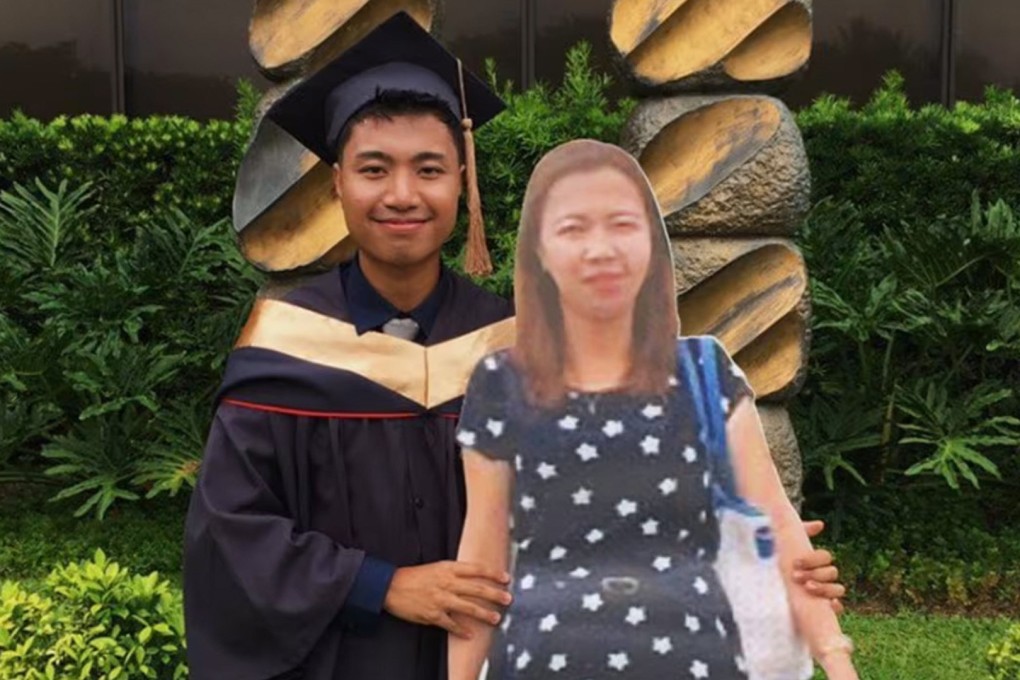 The re-surfacing of a photo of a Filipino university graduate with a cardboard cut-out of his late mother has sparked a fresh wave of emotion online. Photo: X.com@Alinsog