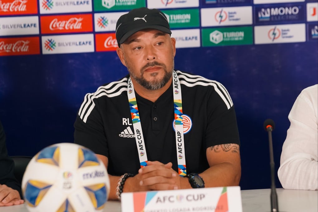 Roberto Losada joined the Hong Kong representative team staff this week. Photo: Eastern FC