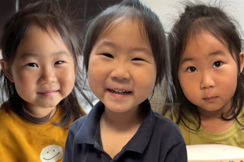 A three-year-old Chinese girl, affectionately called a “life mentor”, has gained admiration from 4.8 million online fans for her mature way of speaking, sparking discussions on parenting daughters in China. Photo: SCMP composite/Douyin