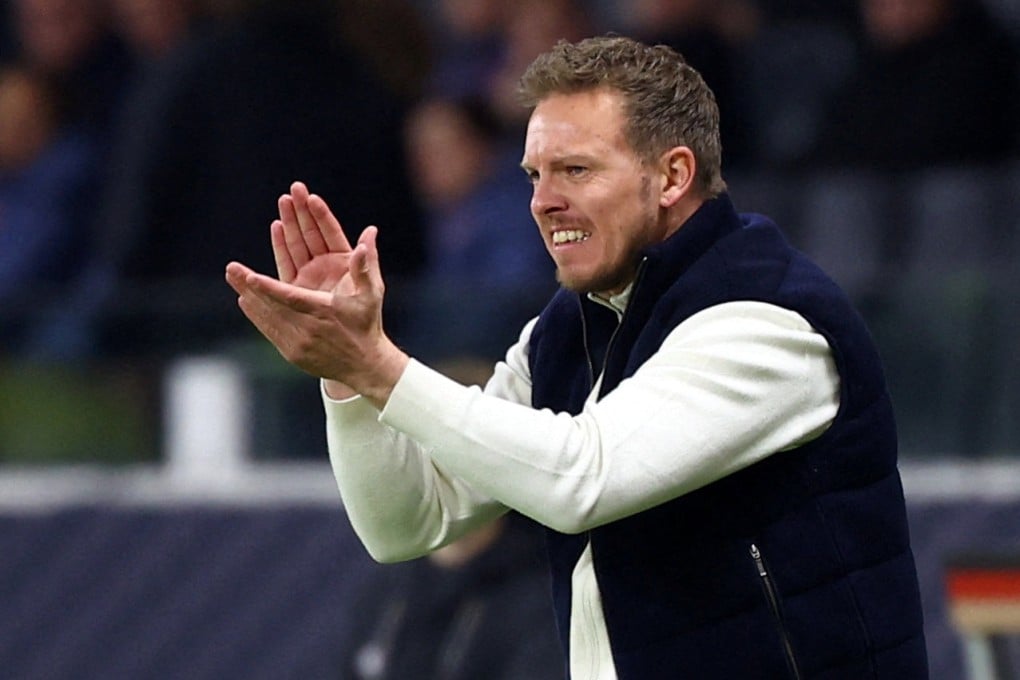 Julian Nagelsmann and Germany are under pressure to deliver on home soil at Euro 2024. Photo: Reuters