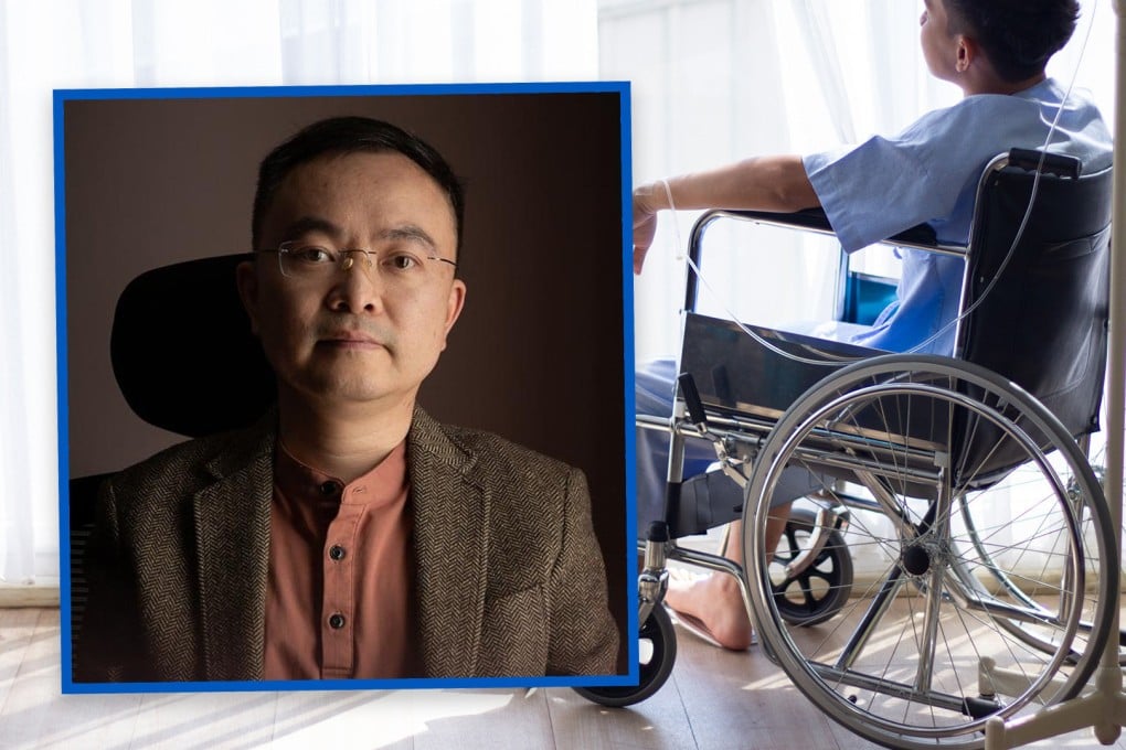 A former e-commerce tycoon in China who has been diagnosed with an incurable brain disease has vowed to save a million people like him before he dies. Photo: SCMP composite/Shutterstock/36Kr.com