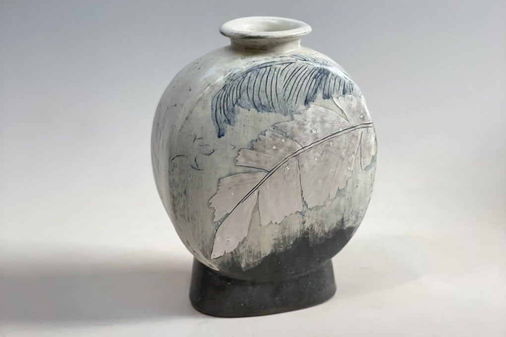 A piece by South Korean buncheong ceramics master Huh Sangwook, who will show his work in an exhibition and lead a three-day buncheong masterclass at Hong Kong’s Lump Studio, from June 8-10. Photo: Lump Studio