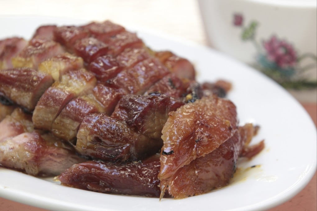 Crystal Jade in Singapore has been feeling the heat for a promotional campaign for char siu (above) that employs a Cantonese insult often directed at children by frustrated parents. Photo: SCMP