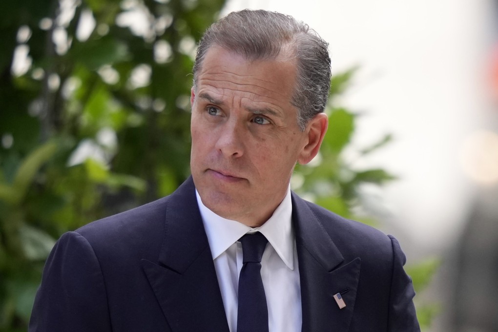 Hunter Biden arriving at federal court in Wilmington, Delaware. Photo: AP