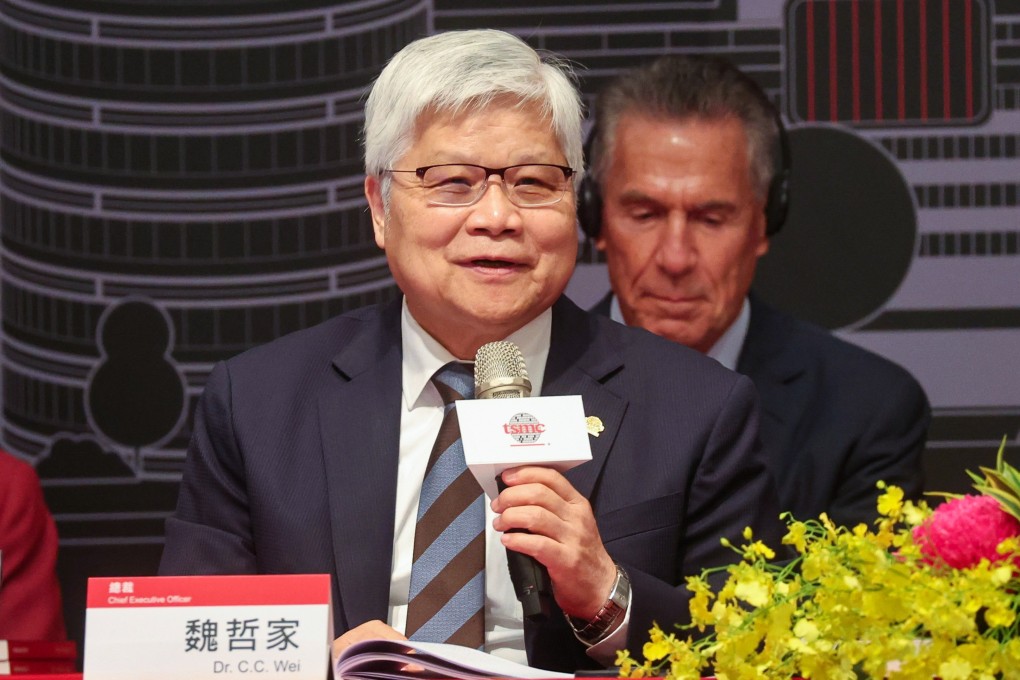 TSMC chairman and chief executive C C Wei said the company will always begin adopting the most advanced technology in Taiwan, before employing it elsewhere. Photo: CNA