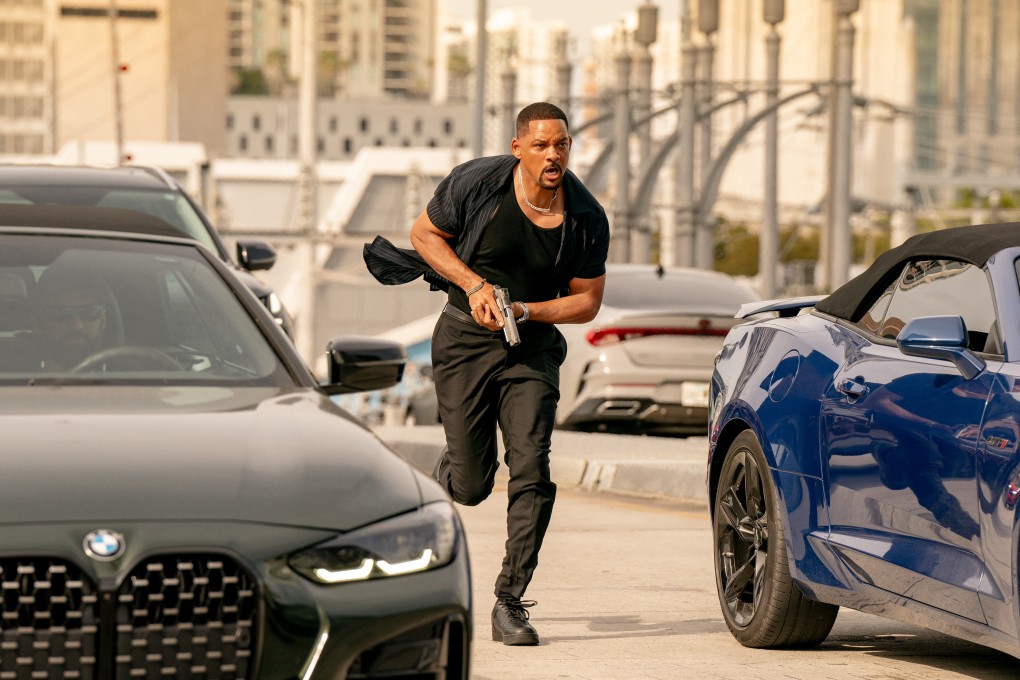 Will Smith in a still from Bad Boys: Ride or Die (category IIB), directed by Adil El Arbi and Bilall Fallah. Martin Lawrence co-stars. Photo: Sony Pictures