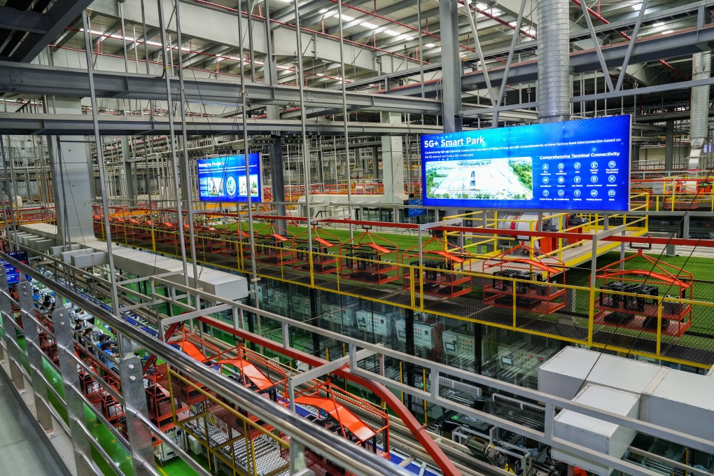 Chinese electrical appliance maker Midea’s new smart factory in Chonburi province, eastern Thailand, is Southeast Asia’s first fully 5G-connected manufacturing facility.