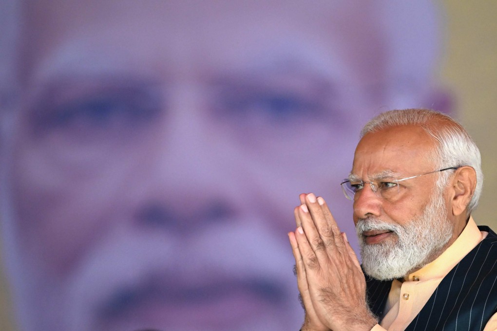 Indian Prime Minister Narendra Modi has earned a rebuke from Beijing for his response to a congratulatory message from Taiwanese leader William Lai Ching-te. Photo: AFP