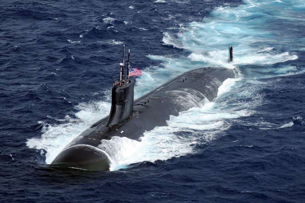 The USS Connecticut submarine was involved in an underwater accident in 2021, which has now helped Chinese researchers looking into submarine detection. Photo: US Navy