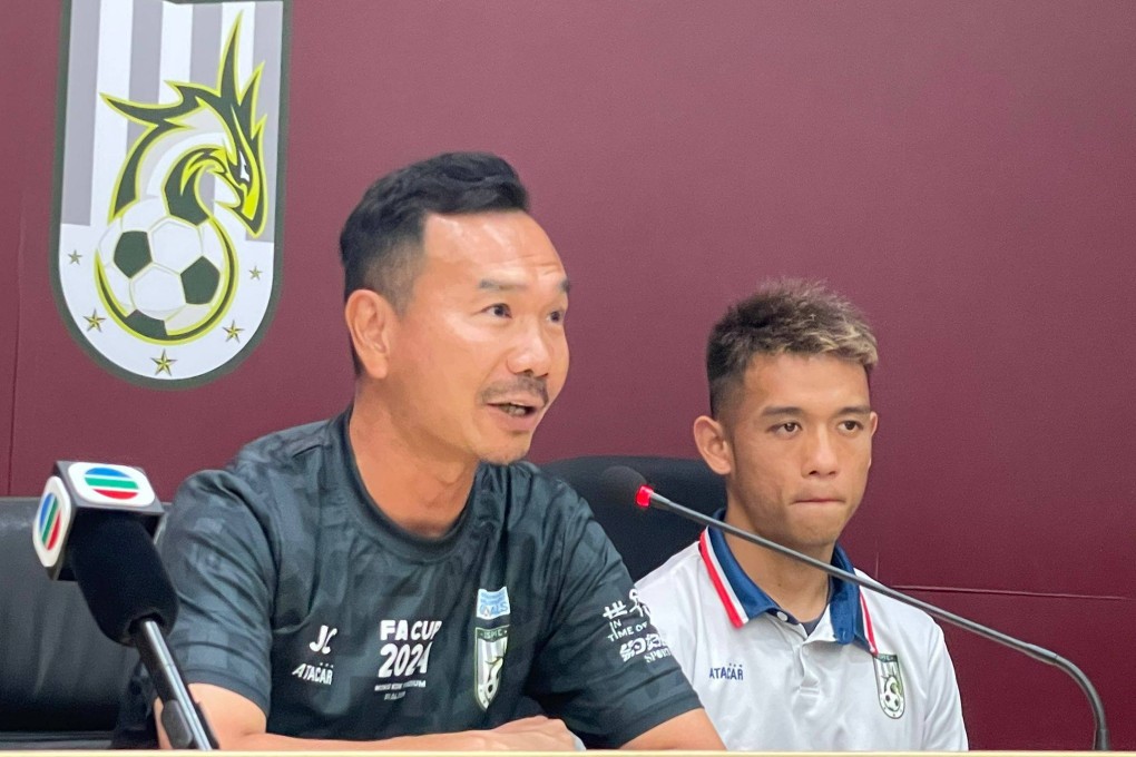 Chan Ho-yin (left) revitalised Sham Shui Po following his early-season appointment. Photo: Mike Chan