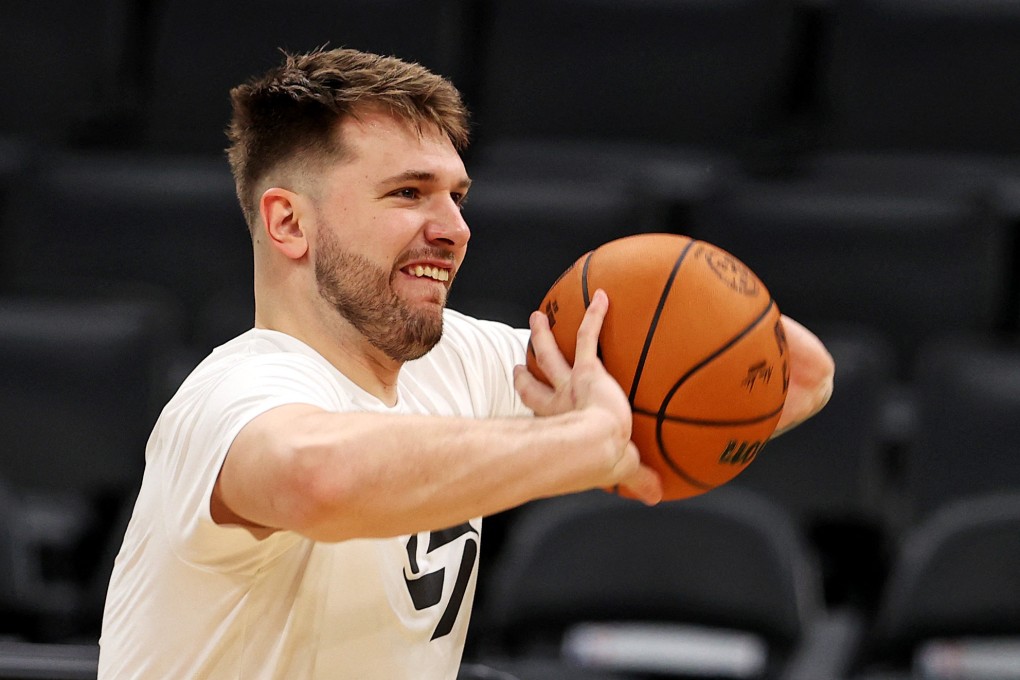 Mavericks guard Luka Doncic is the first player to lead in points (489), rebounds (164) and assists (150) coming into an NBA finals series. Photo: USA TODAY Sports