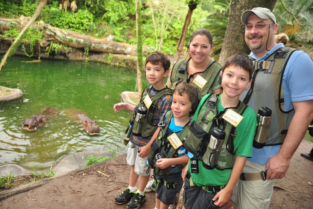 Nicole Thibault and her family on Animal Kingdom’s Wild Africa Trek, at Walt Disney World Resort, Florida. in 2016. Neurodivergent guests and their families are being offered a wider choice of accommodation to stay at. Photo: Nicole Thibault