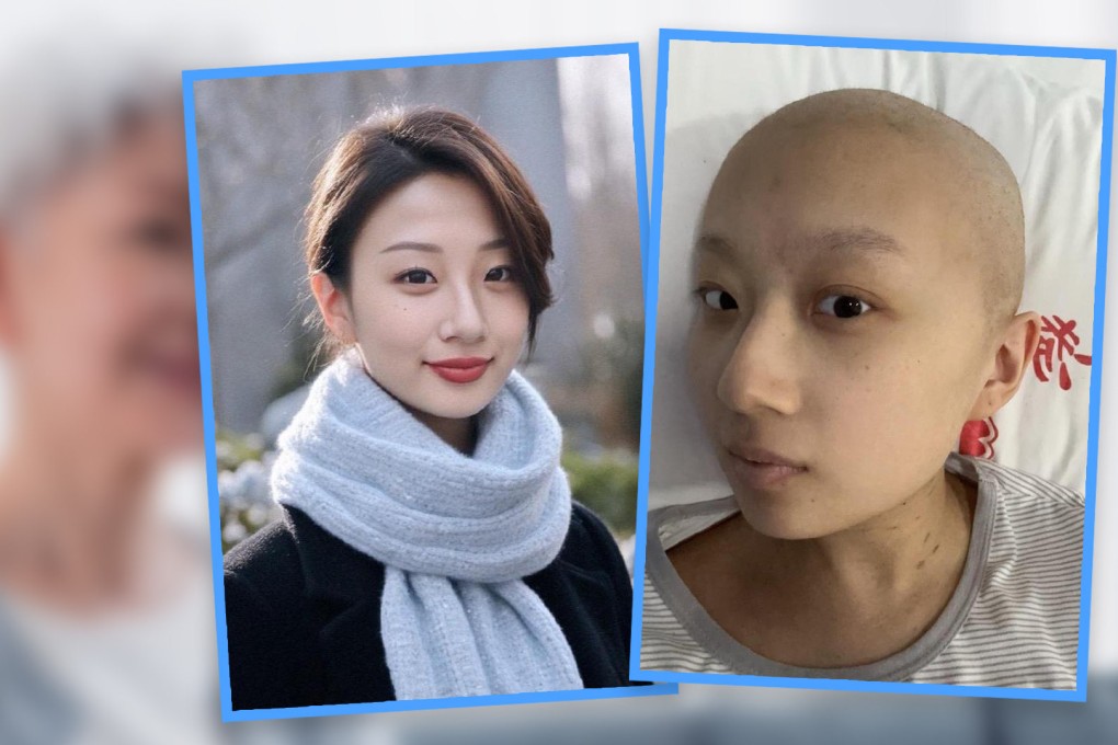 A cancer-hit woman in China whose looks were dramatically changed by her treatment has turned to artificial intelligence to soften the blow for her 86-year-old grandmother. Photo: SCMP composite/Shutterstock/Weibo