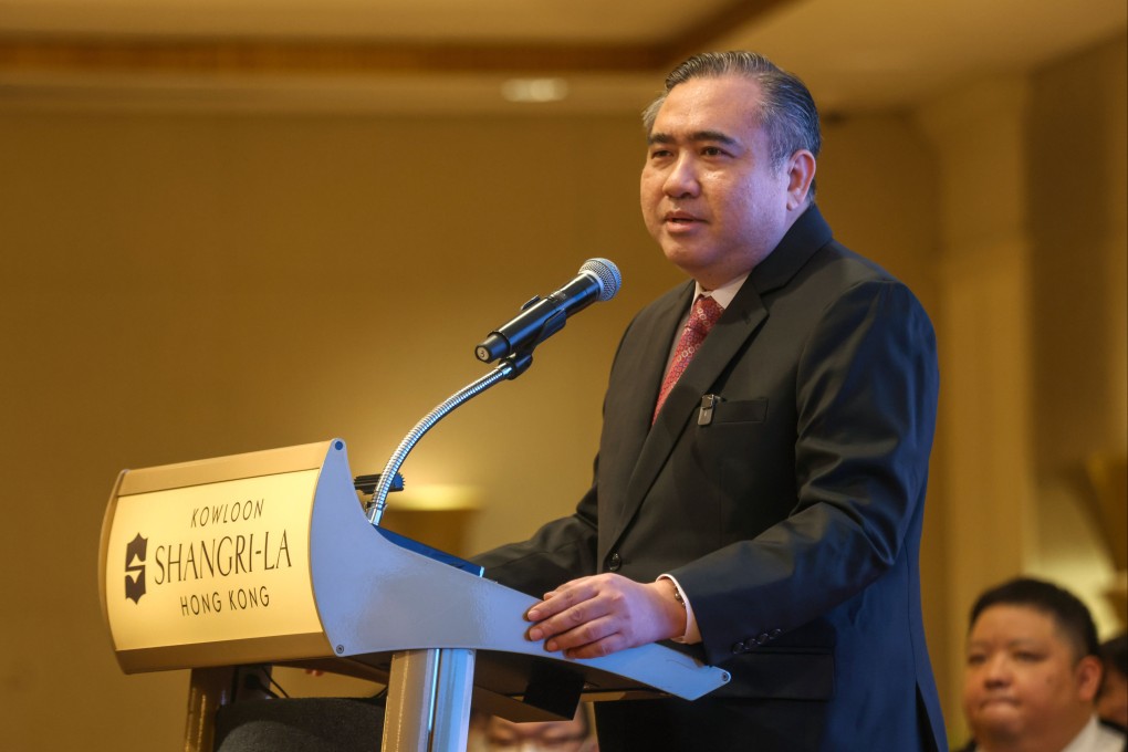 Malaysia’s Minister of Transport Anthony Loke at Kowloon Shangri-La Hotel in Hong Kong on Thursday. Photo: Jonathan Wong