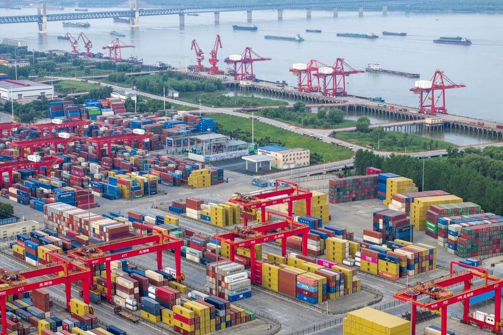 China’s exports rose in May by 7.6 per cent from a year earlier, while imports were up 1.8 per cent last month. Photo: Xinhua