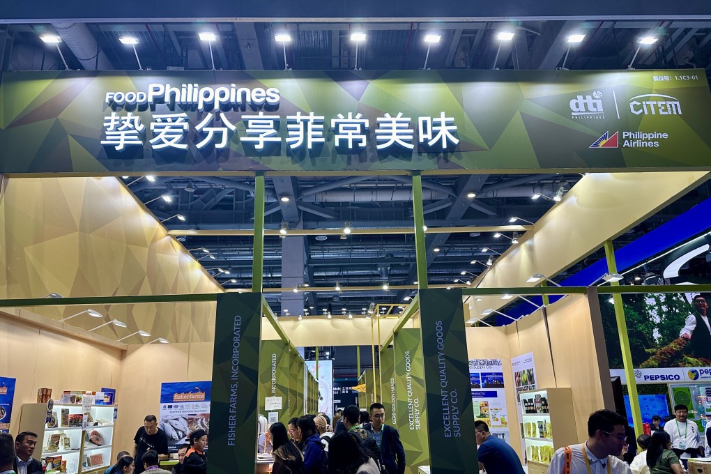 The Philippines country booth at the 2023 China International Import Expo. Photo: Frank Chen