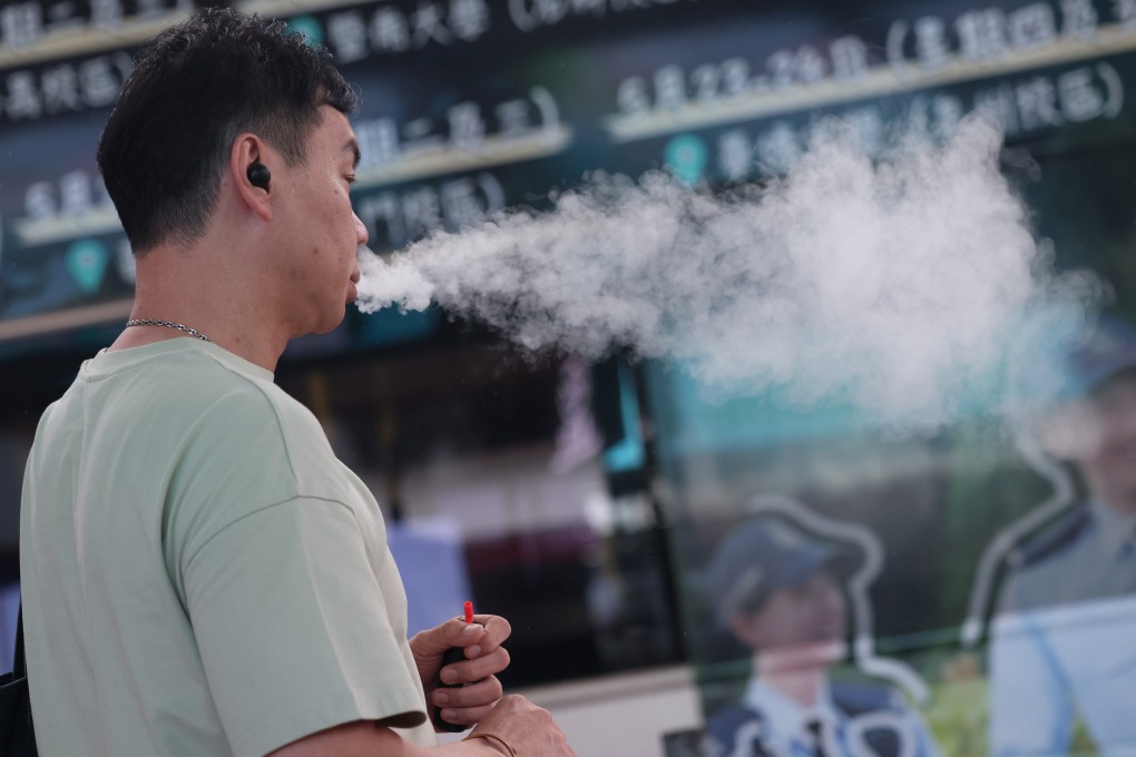 A smoker in Tsim Sha Tsui. The government has announced a range of measures to cut down on the number of tobacco users in the city. Photo: Jelly Tse
