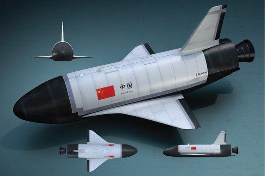 An illustration of China’s mysterious Shenlong space plane which is currently on its third mission in low-Earth orbit. Photo: Sina