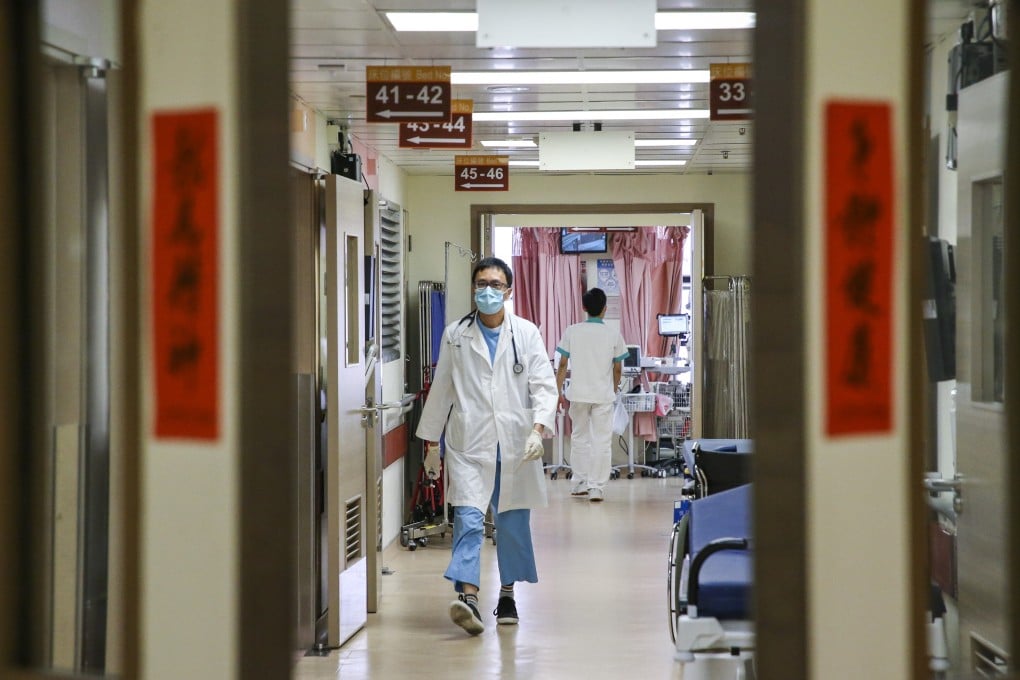 A ward in Queen Elizabeth Hospital in Yau Ma Tei. The shortage of doctors was projected to ease gradually from 2030. Photo: Felix Wong
