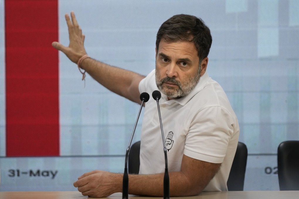 Congress party senior leader Rahul Gandhi on Thursday. Photo: AP