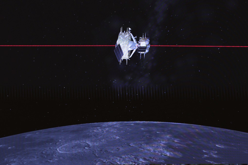 This video animation shows the ascender of China’s Chang’e-6 probe docking with the probe’s orbiter-returner combination in lunar orbit following a mission to collect moon samples. Image: Xinhua