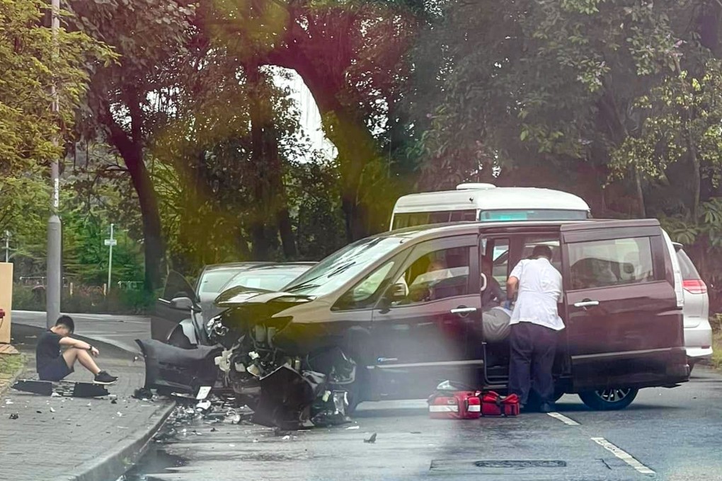 An elderly woman was killed in an accident in Tai Po on Sunday. Photo: Facebook/Andrew Kwok SY