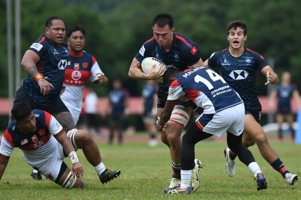 Hong Kong ran in 10 unanswered converted tries in stormy Malaysia. Photo: Asia Rugby